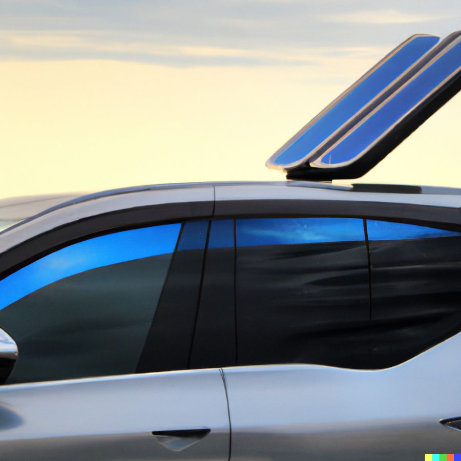 funcionamiento de un coche con placas solares